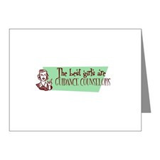 Best girls are Guidance Counselors Note Cards (Pk for