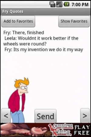 View bigger - Philip J. Fry Quotes. for Android screenshot