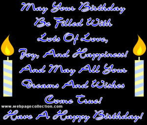 May Your Birthday BE Filled With Lots of Love ~ Birthday Quote