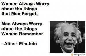 Albert Einstein – Men Vs. Women