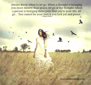 Know When to Let Go Quotes