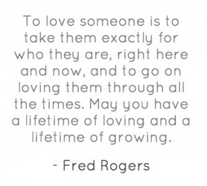 Mr. Rogers was the best. And Mrs. Rogers helped him learn this (she ...