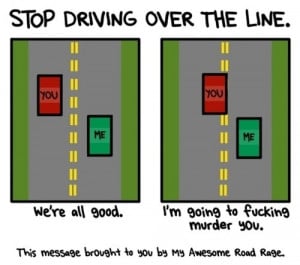 Stop Driving Over The Line