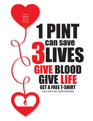 Give Blood Poster on Behance