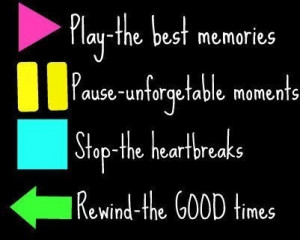 Play the best memories, Pause unforgetable moments, Stop the ...