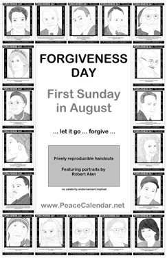 Let us forgive each other - only then will we live in peace”