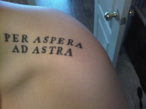 ad astra per aspera and tattoo