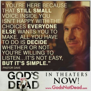 God's Not Dead #movie #quote