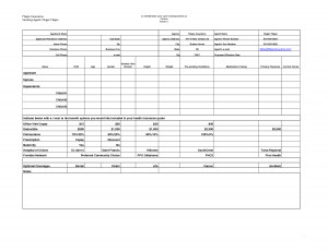 Home Insurance Quote Form - Excel