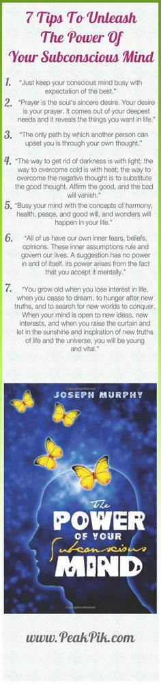 ... Of Positive Thinking-How To Unleash Your Subconscious Mind’s Power
