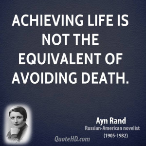 Ayn Rand Death Quotes