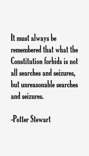 Potter Stewart Quotes amp Sayings
