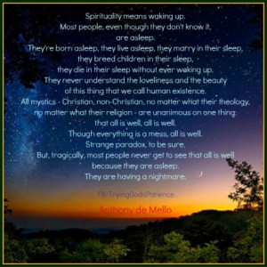 Sprituality...by Anthony de Mello. A testament to the power of ...