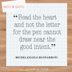 Notes & Quotes : Michelangelo Buonarroti