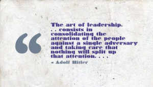 The Art of Leadership ~ Art Quote
