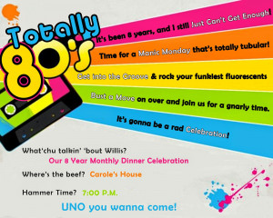Totally 80's Party