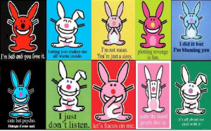 Happy Bunny Collage By