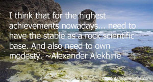 Alexander Alekhine Quotes Pictures
