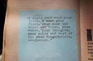 Most of all your fingerprints everywhere.