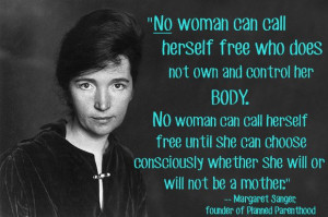 Margaret Sanger and Birth Control Quotes