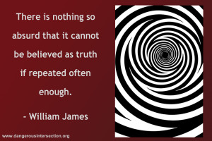 William James, on the effect of repetition