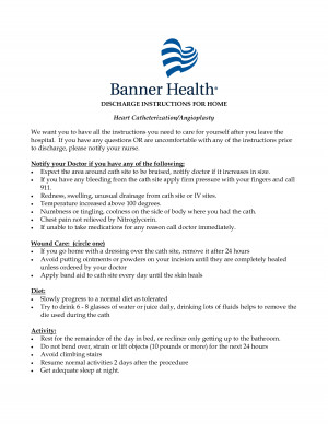 Hospital Discharge Instructions