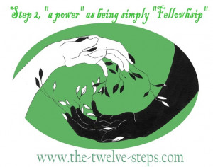 power as fellowship in step 2 is often where we start on this step