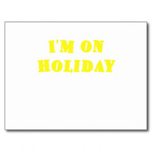 Vacation Sayings Postcards
