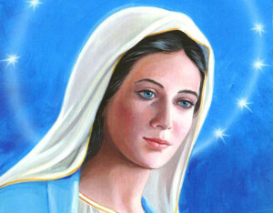 An illustration of the Virgin Mary Photo by: Google Images
