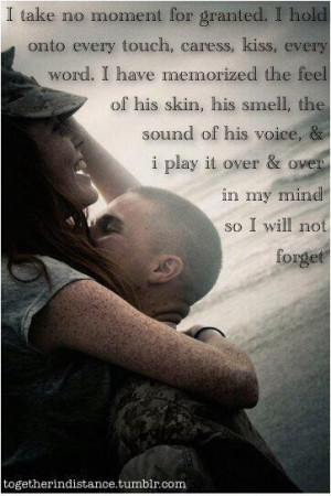 yes my husband is deployed, and this says it all. I miss him more and ...