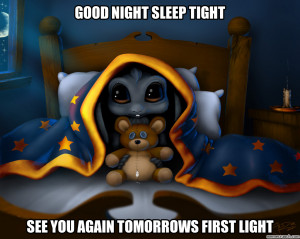 Scary Good Night Meme