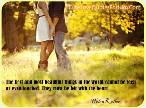 Cute Quotes About Love for Him