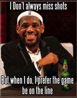 LeBraterade: Mildly Funny LeBron Dos Equis Guy Photo
