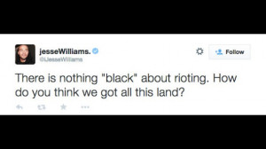 042815 national baltimore protest tweets jesse williams