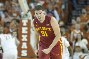 jan 18 2014 austin tx usa iowa state cyclones forward george niang 31 ...