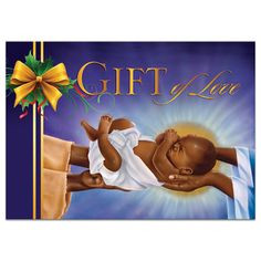 Home › Greeting Cards › Christmas Cards › C875: Gift of Joy Baby ...