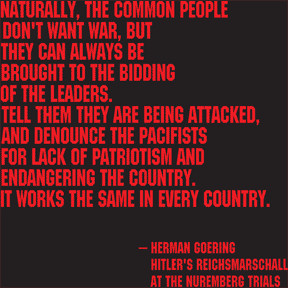 Herman Goering Quote (Hilter’s Reichsmarschall) at the Nuremberg ...