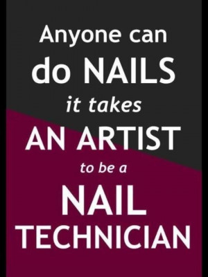 want to be a nail technician