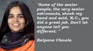 KALPANA CHAWLA QUOTES IN ENGLISH