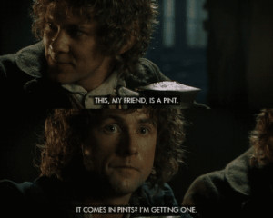 GIFs #LOTR Cast #Lord of the Rings #Merry #Pippin