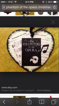 Phantom of the Opera ornament