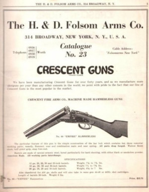 Folsom, Crescent, American Gun Co. & Tradename Information