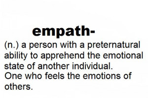... empathic to the stress of those around me which makes me an empath
