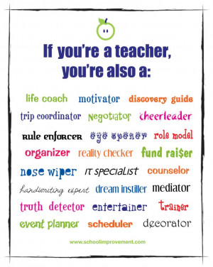 Appreciation Week! We know that as teachers, you are playing important ...
