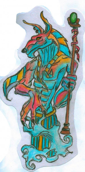 Egyptian God Anubis Beckie...