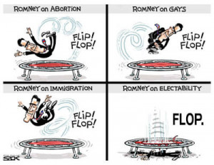Mitt Romney, The Man Who Couldn’t Stop Flipping