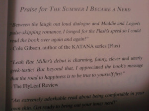 The Summer I Became a Nerd by Leah Rae Miller