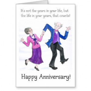 Anniversary Greeting Card for Older Couple