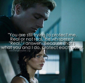 Katniss And Peeta Mockingjay Ending Katniss and peeta mockingjay quote ...