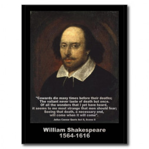 Shakespeare Quote ~ Julius Caesar Post Cards